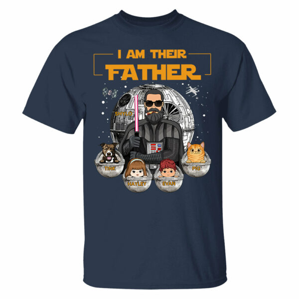 I Am Their Father, Custom Shirt for Dad, Personalized Father's Day Gift T1807 - Image 13
