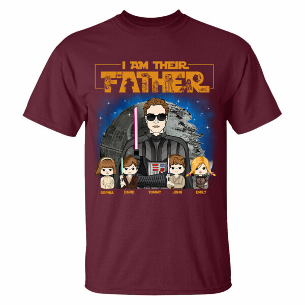 I Am Their Father, Father's Day Gifts 2025, Gift for Dad, Personalized Shirt T1807 - Image 12