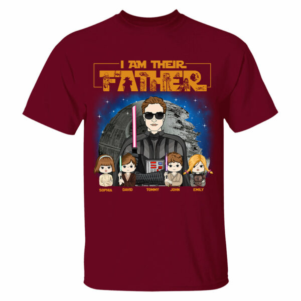 I Am Their Father, Father's Day Gifts 2025, Gift for Dad, Personalized Shirt T1807 - Image 11