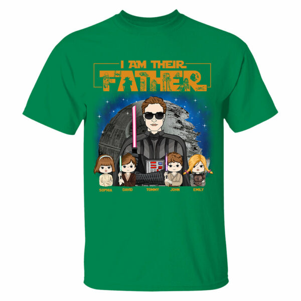 I Am Their Father, Father's Day Gifts 2025, Gift for Dad, Personalized Shirt T1807 - Image 8