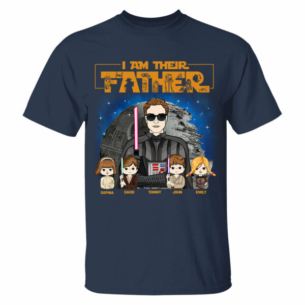 I Am Their Father, Father's Day Gifts 2025, Gift for Dad, Personalized Shirt T1807 - Image 6