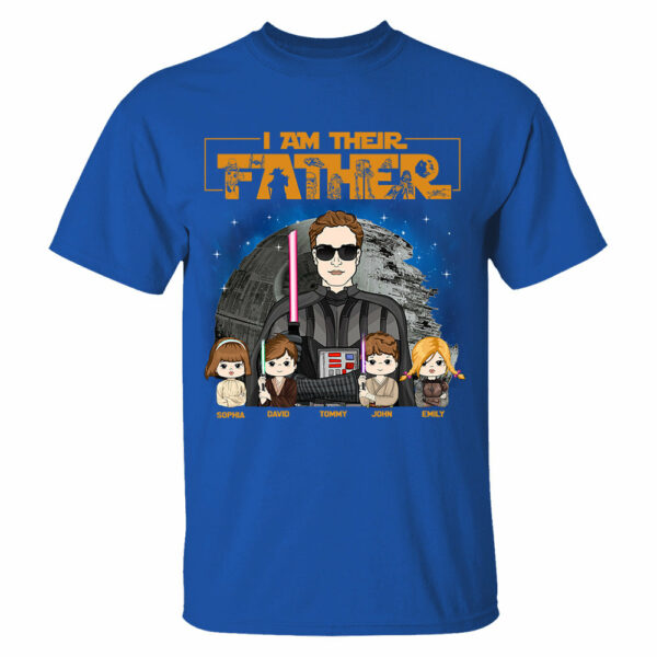 I Am Their Father, Father's Day Gifts 2025, Gift for Dad, Personalized Shirt T1807 - Image 13