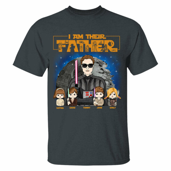 I Am Their Father, Father's Day Gifts 2025, Gift for Dad, Personalized Shirt T1807 - Image 3
