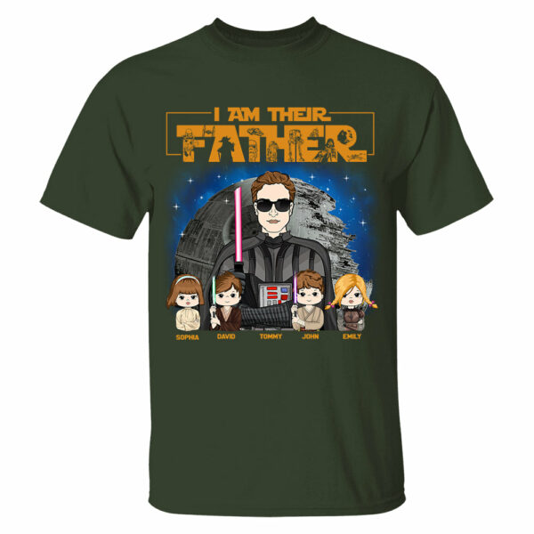 I Am Their Father, Father's Day Gifts 2025, Gift for Dad, Personalized Shirt T1807 - Image 7