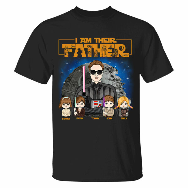 I Am Their Father, Father's Day Gifts 2025, Gift for Dad, Personalized Shirt T1807 - Image 2