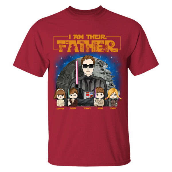 I Am Their Father, Father's Day Gifts 2025, Gift for Dad, Personalized Shirt T1807 - Image 10