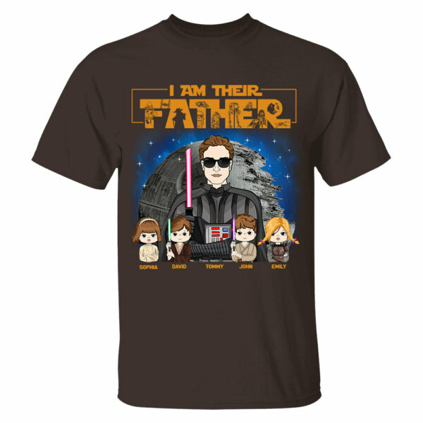 I Am Their Father, Father's Day Gifts 2025, Gift for Dad, Personalized Shirt T1807 - Image 5