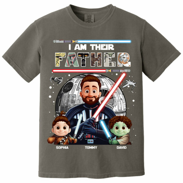 I Am Their Father, Personalized Dad Shirt, Father's Day Gift For Dad T1807 - Image 4