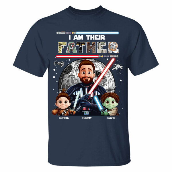 I Am Their Father, Personalized Dad Shirt, Father's Day Gift For Dad T1807 - Image 12