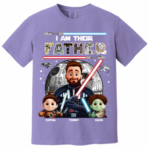 I Am Their Father, Personalized Dad Shirt, Father's Day Gift For Dad T1807 - Image 9