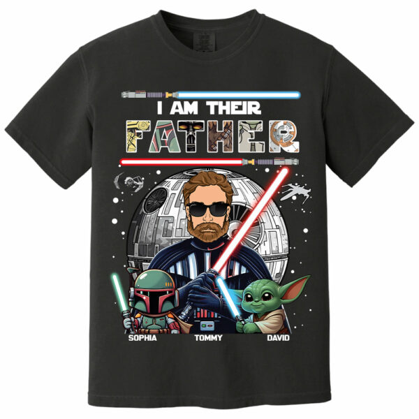 I Am Their Father, Personalized Dad Shirt, Father's Day Gift For Dad Vr2 T1807 - Image 2