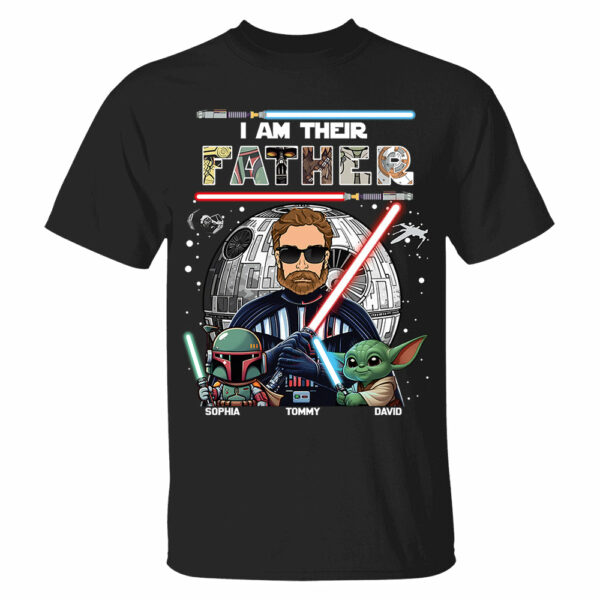 I Am Their Father, Personalized Dad Shirt, Father's Day Gift For Dad Vr2 T1807 - Image 4