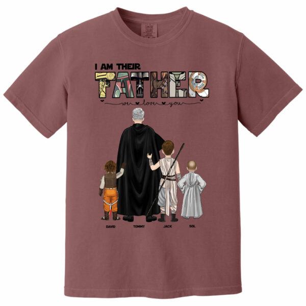 I Am Their Father, Personalized Shirt For Dad, Gift Father's Day T1807 - Image 12