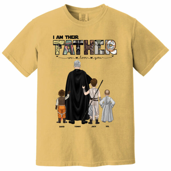 I Am Their Father, Personalized Shirt For Dad, Gift Father's Day T1807 - Image 15