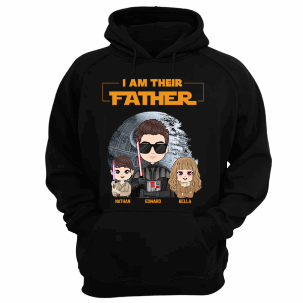 I Am Their Father Personalized Shirt Gift For Dad - Custom Cute Art Nickname With Kids - Image 9