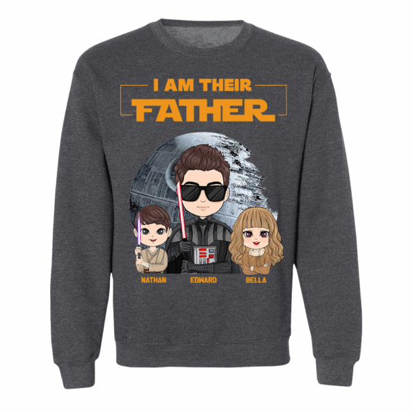 I Am Their Father Personalized Shirt Gift For Dad - Custom Cute Art Nickname With Kids - Image 6