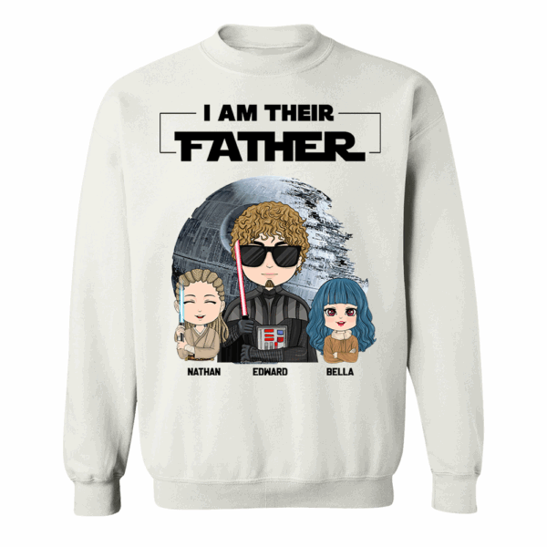 I Am Their Father Personalized Shirt Gift For Dad - Custom Cute Art Nickname With Kids - Image 5