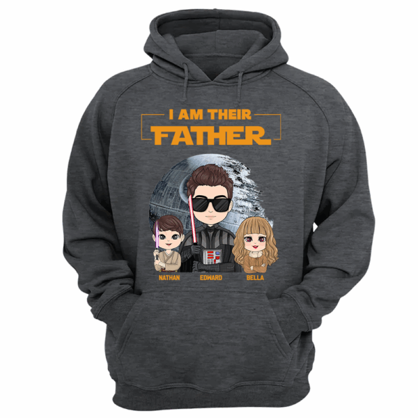 I Am Their Father Personalized Shirt Gift For Dad - Custom Cute Art Nickname With Kids - Image 12