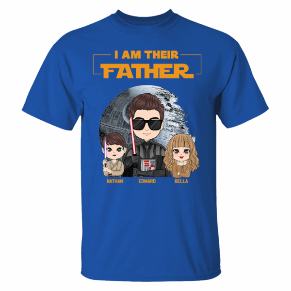 I Am Their Father Personalized Shirt Gift For Dad - Custom Cute Art Nickname With Kids - Image 4