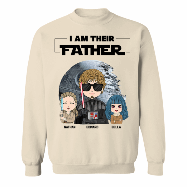 I Am Their Father Personalized Shirt Gift For Dad - Custom Cute Art Nickname With Kids - Image 6