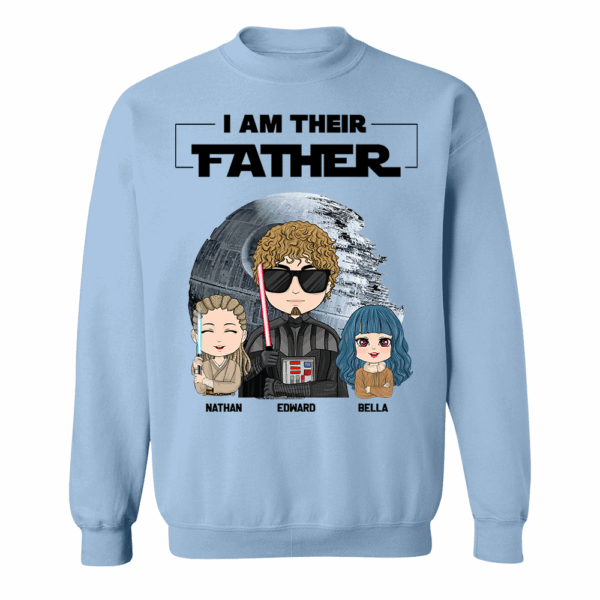 I Am Their Father Personalized Shirt Gift For Dad - Custom Cute Art Nickname With Kids - Image 8