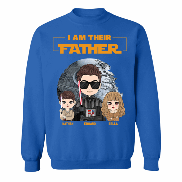 I Am Their Father Personalized Shirt Gift For Dad - Custom Cute Art Nickname With Kids - Image 8