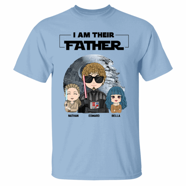 I Am Their Father Personalized Shirt Gift For Dad - Custom Cute Art Nickname With Kids - Image 4