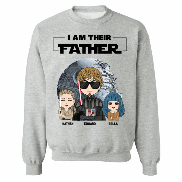 I Am Their Father Personalized Shirt Gift For Dad - Custom Cute Art Nickname With Kids - Image 7