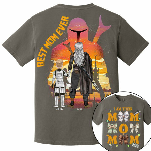 I Am Their Mom - Personalized Coquette Shirt For Mom - Mother's Day - Image 8