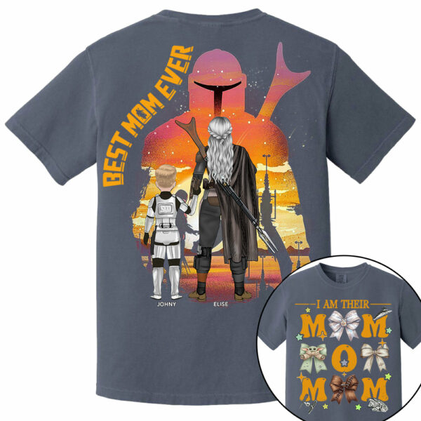 I Am Their Mom - Personalized Coquette Shirt For Mom - Mother's Day - Image 11