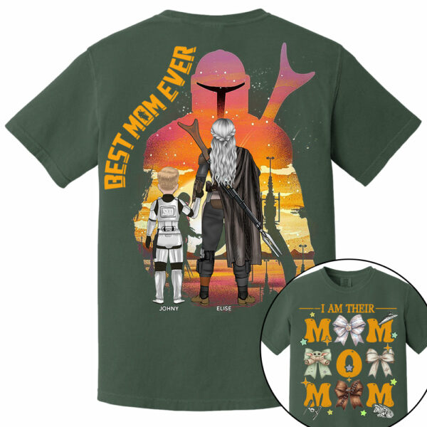 I Am Their Mom - Personalized Coquette Shirt For Mom - Mother's Day - Image 12