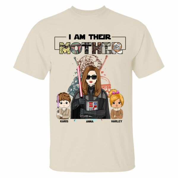 I Am Their Mom Custom Shirt For Mother - Mother's Day Gift 2025 - Image 3