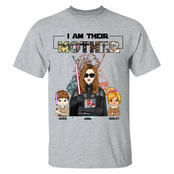 I Am Their Mom Custom Shirt For Mother - Mother's Day Gift 2025 - Image 4