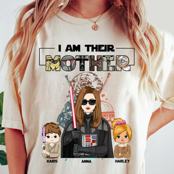 I Am Their Mom Custom Shirt For Mother - Mother's Day Gift 2025