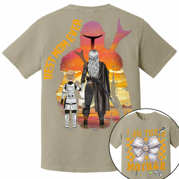 I Am Their Mother - Personalized Coquette Shirt For Mom - Mother's Day - Image 15
