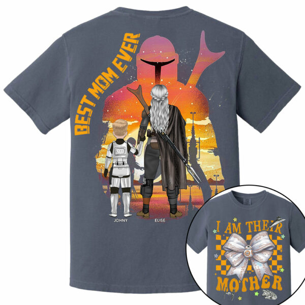 I Am Their Mother - Personalized Coquette Shirt For Mom - Mother's Day - Image 8