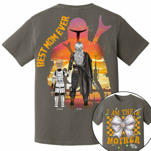 I Am Their Mother - Personalized Coquette Shirt For Mom - Mother's Day - Image 9