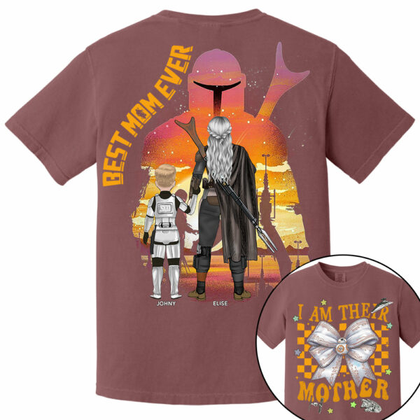 I Am Their Mother - Personalized Coquette Shirt For Mom - Mother's Day - Image 13