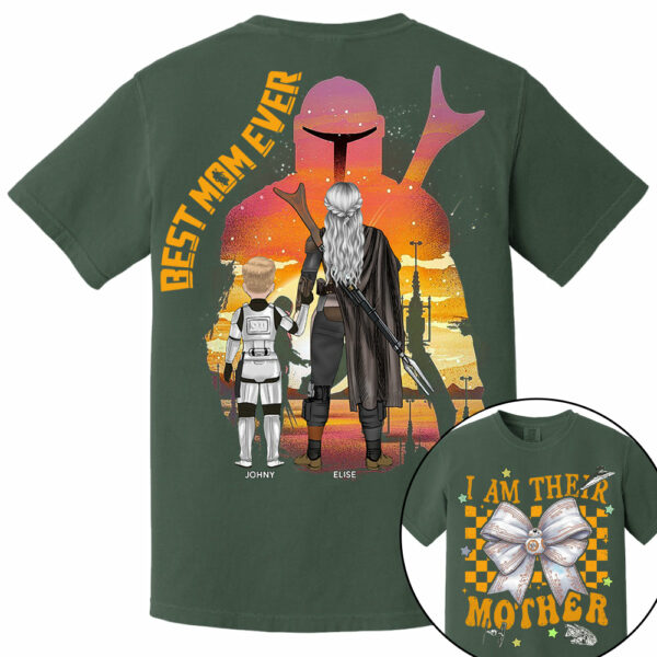 I Am Their Mother - Personalized Coquette Shirt For Mom - Mother's Day - Image 11