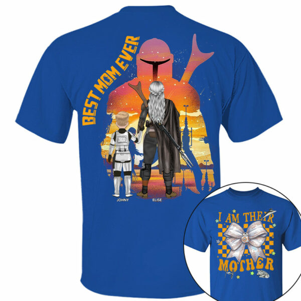 I Am Their Mother - Personalized Coquette Shirt For Mom - Mother's Day - Image 5