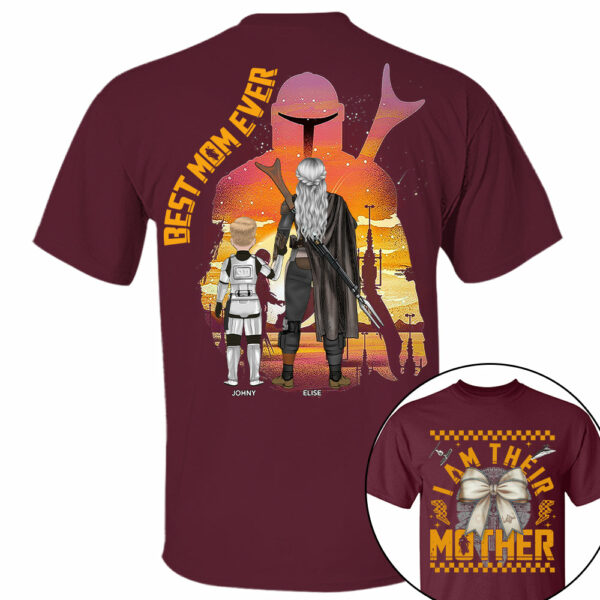 I Am Their Mother - Personalized Shirt For Mom - Custom Kid Shirt Mother's Day vr2 HIXX - Image 7