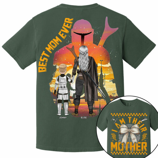 I Am Their Mother - Personalized Shirt For Mom - Custom Kid Shirt Mother's Day vr2 HIXX - Image 13