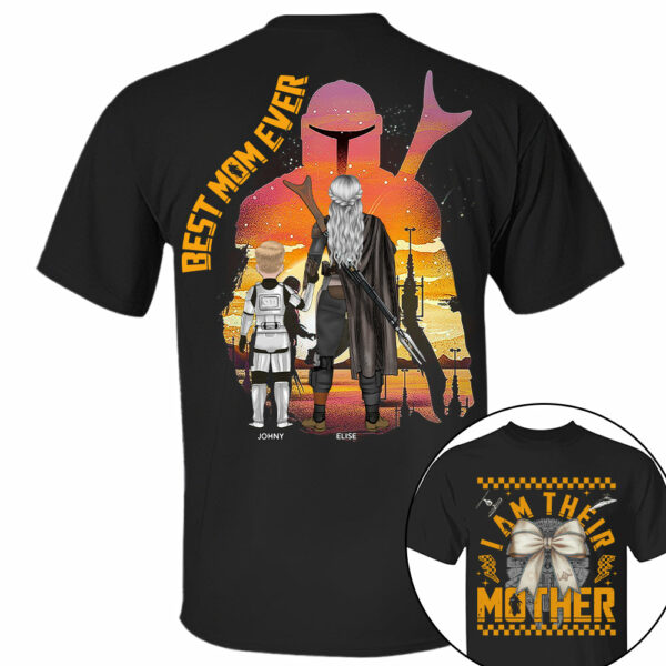 I Am Their Mother - Personalized Shirt For Mom - Custom Kid Shirt Mother's Day vr2 HIXX - Image 5