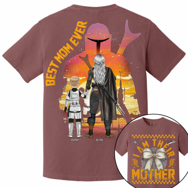 I Am Their Mother - Personalized Shirt For Mom - Custom Kid Shirt Mother's Day vr2 HIXX - Image 12