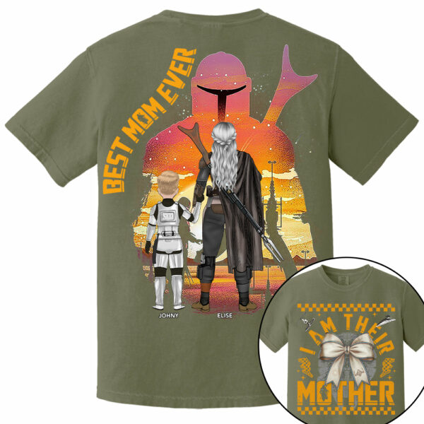 I Am Their Mother - Personalized Shirt For Mom - Custom Kid Shirt Mother's Day vr2 HIXX - Image 9