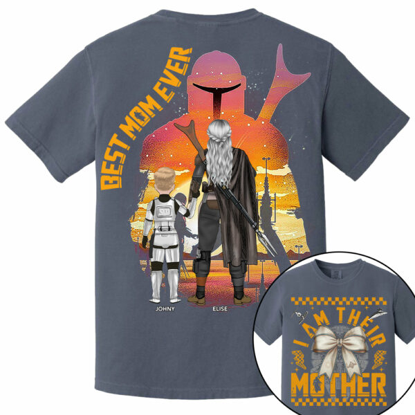 I Am Their Mother - Personalized Shirt For Mom - Custom Kid Shirt Mother's Day vr2 HIXX - Image 10