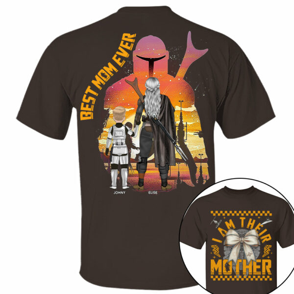 I Am Their Mother - Personalized Shirt For Mom - Custom Kid Shirt Mother's Day vr2 HIXX - Image 4
