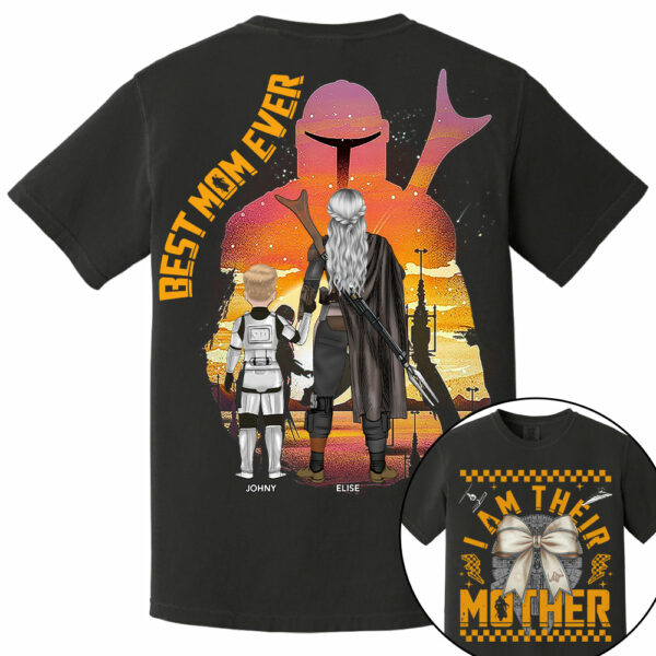 I Am Their Mother - Personalized Shirt For Mom - Custom Kid Shirt Mother's Day vr2 HIXX - Image 8