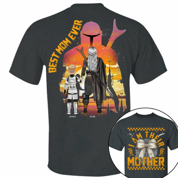 I Am Their Mother - Personalized Shirt For Mom - Custom Kid Shirt Mother's Day vr2 HIXX - Image 6