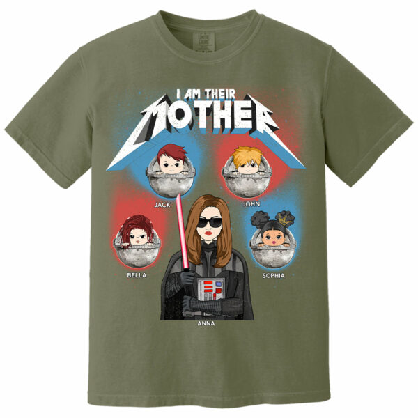 I Am Their Mother - Personalized Shirt For Mom Custom Nickname With Kids Gift - Image 11